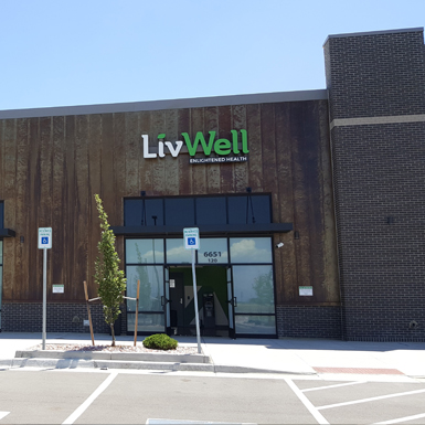 LivWell Tower Road - Denver dispensary exterior