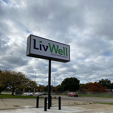 LivWell Warren, MI medical provisioning center exterior