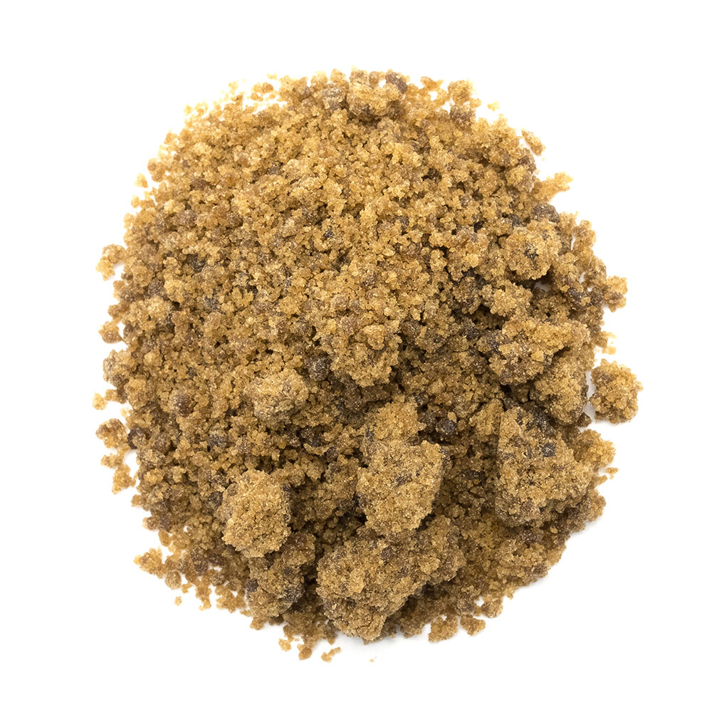 Loose bubble hash on a white background