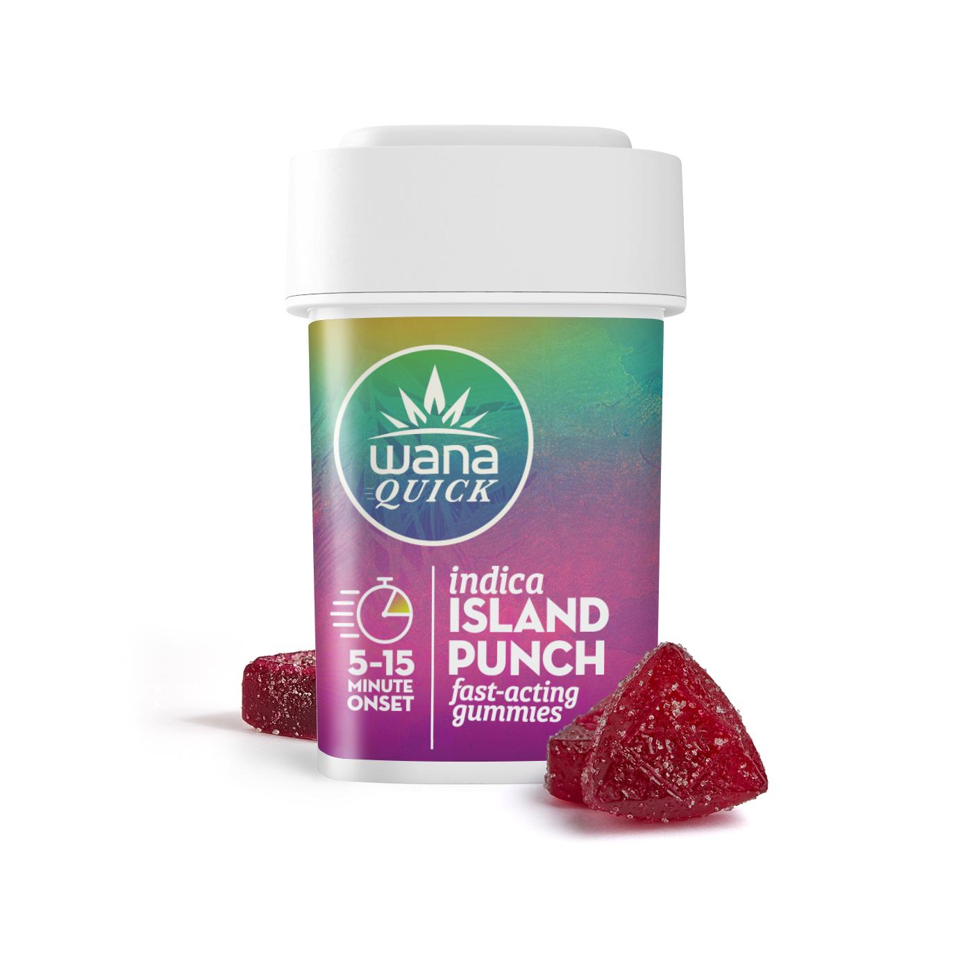Wana Quick Gummies Island Punch 100mg