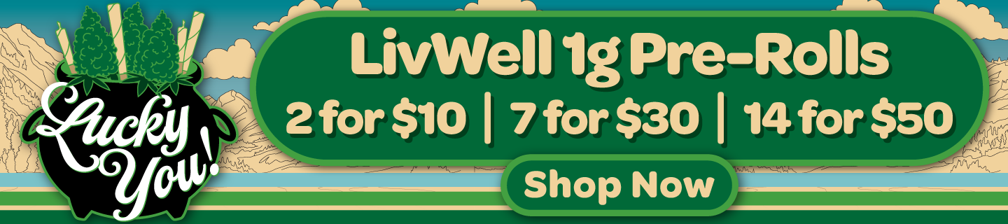 LivWell Saint Patricks Pre Roll Offer