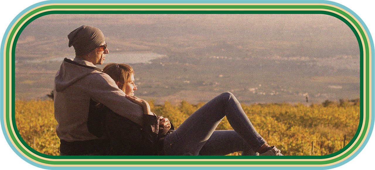 Cannabis Terpenes Couple Cuddling On Mountain Page Header