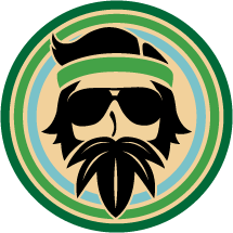 LivWell Dude mascot in a green, blue, and tan circle