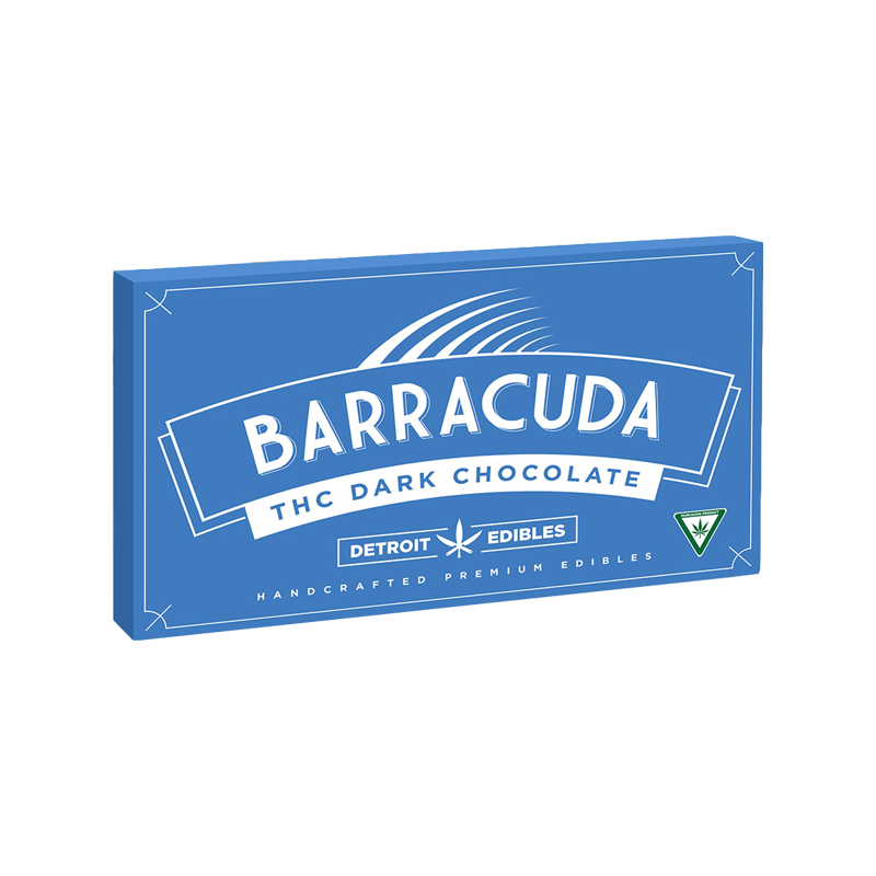 Detroit Edibles Barracuda Bar Dark Chocolate 200mg