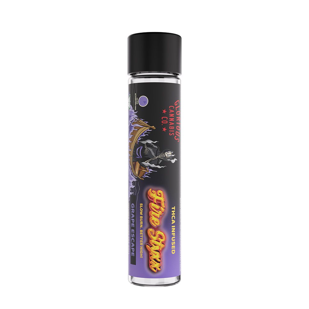 Glorious Fire Styxx Grape Escape Infused Pre Roll 1g