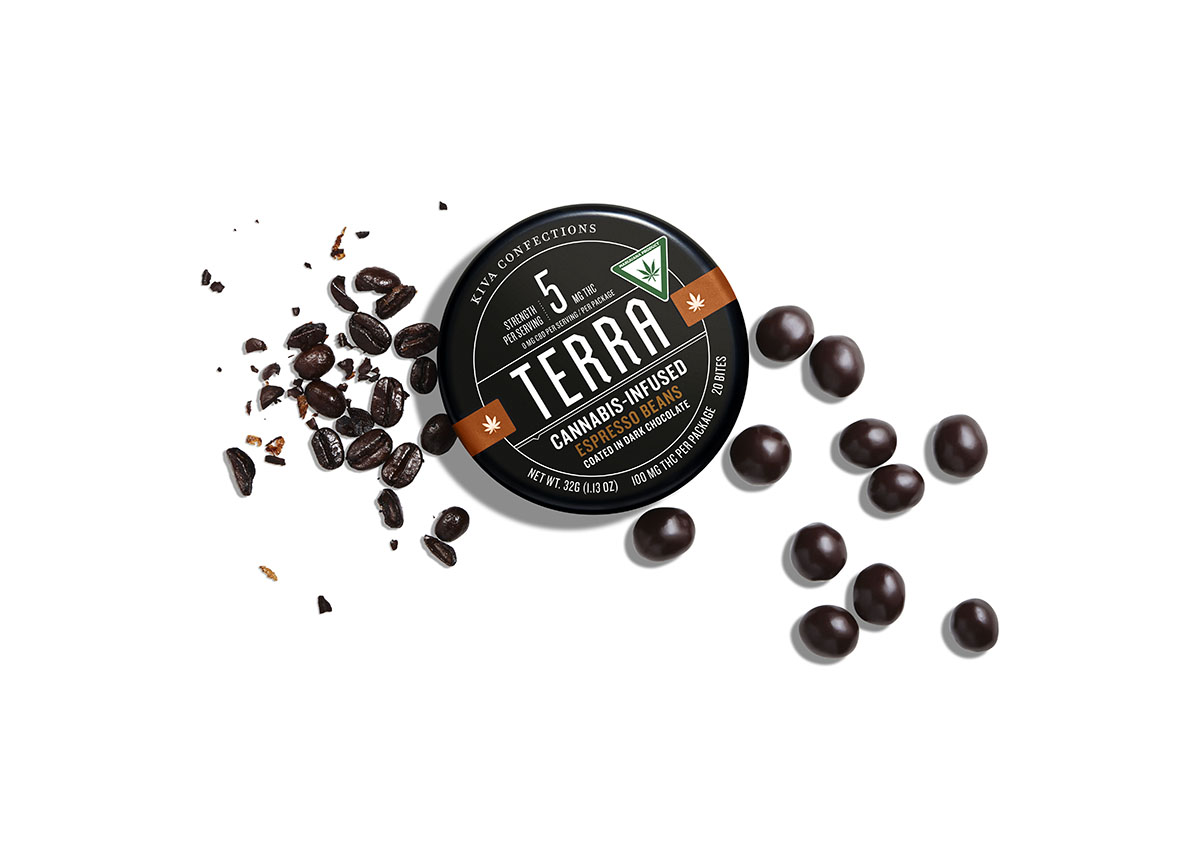 Kiva Terra Bites Sea Salt Caramel 100mg