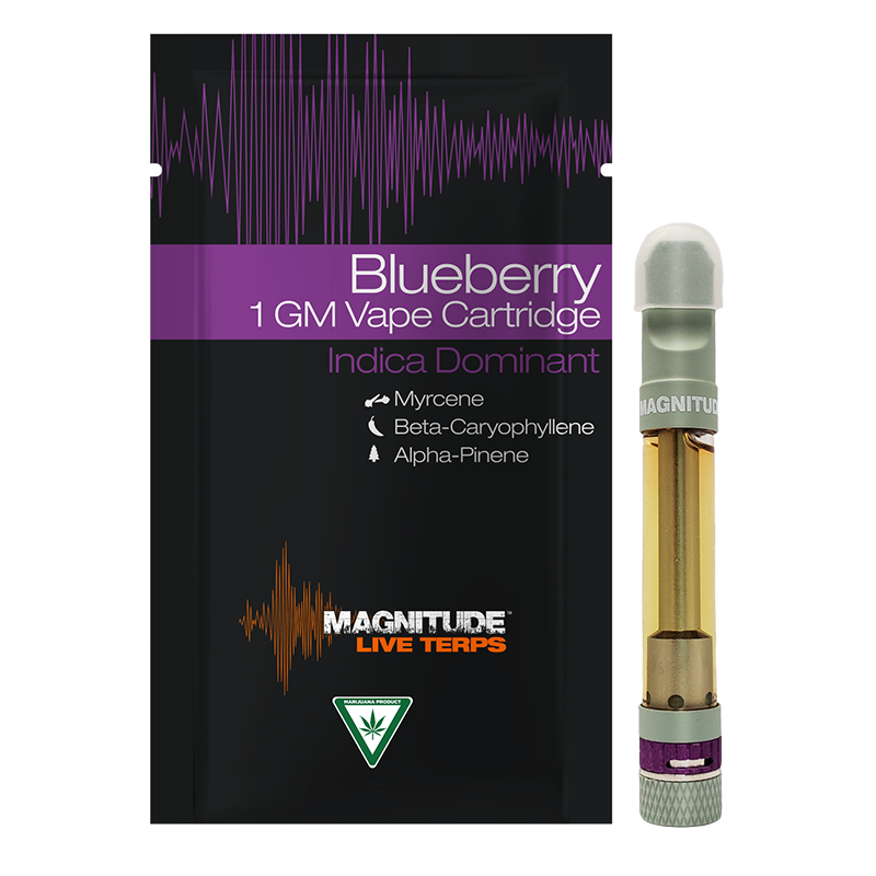 Magnitude Indica Live Terp Cart 1g Blueberry
