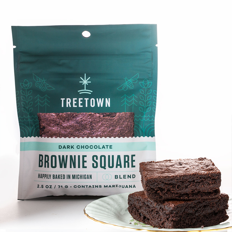 Treetown Brownie Square 100mg
