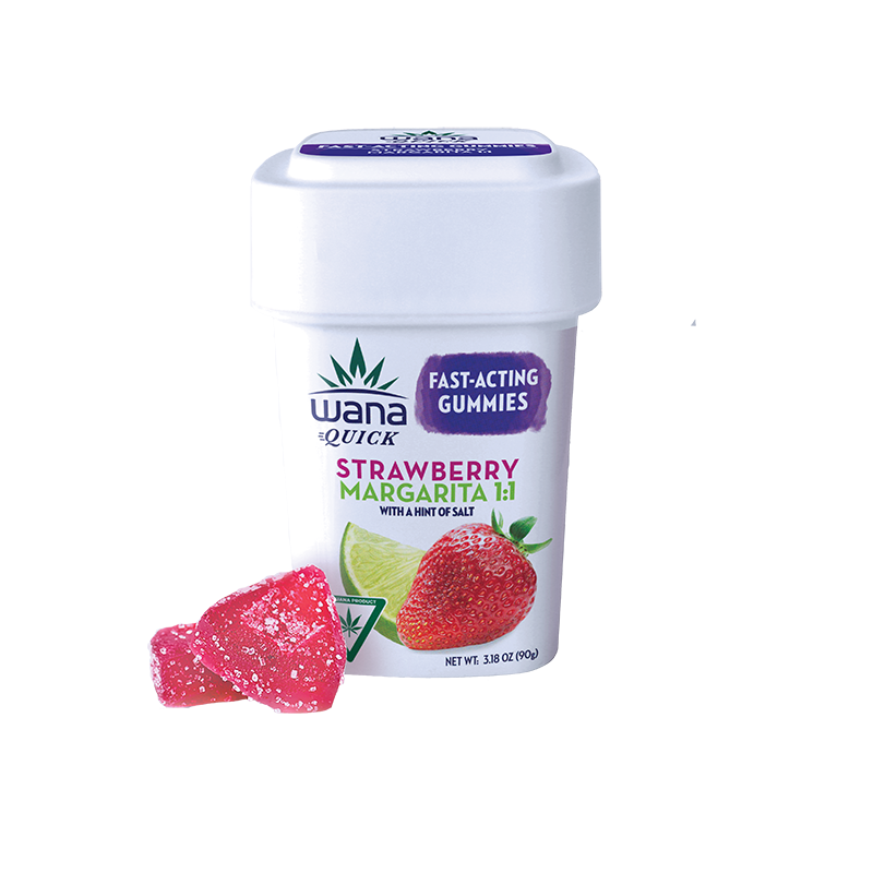 Wana Quick Gummies Strawberry Margarita 1:1 100mg