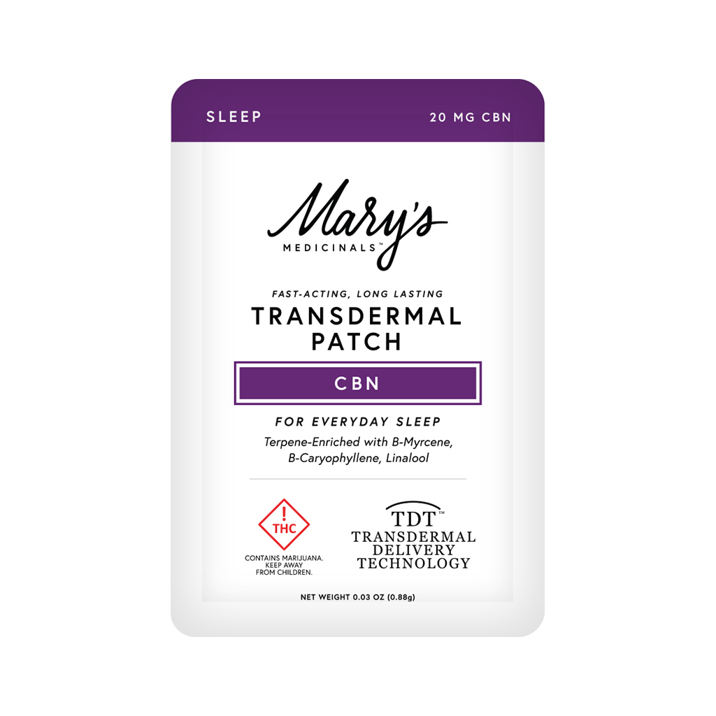 Mary's Medicinals Transdermal Patch Packaging