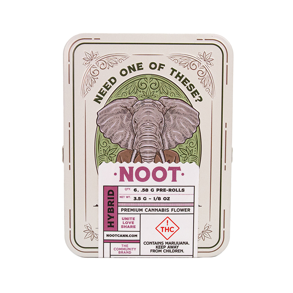 Noot pre-rolls and packaging