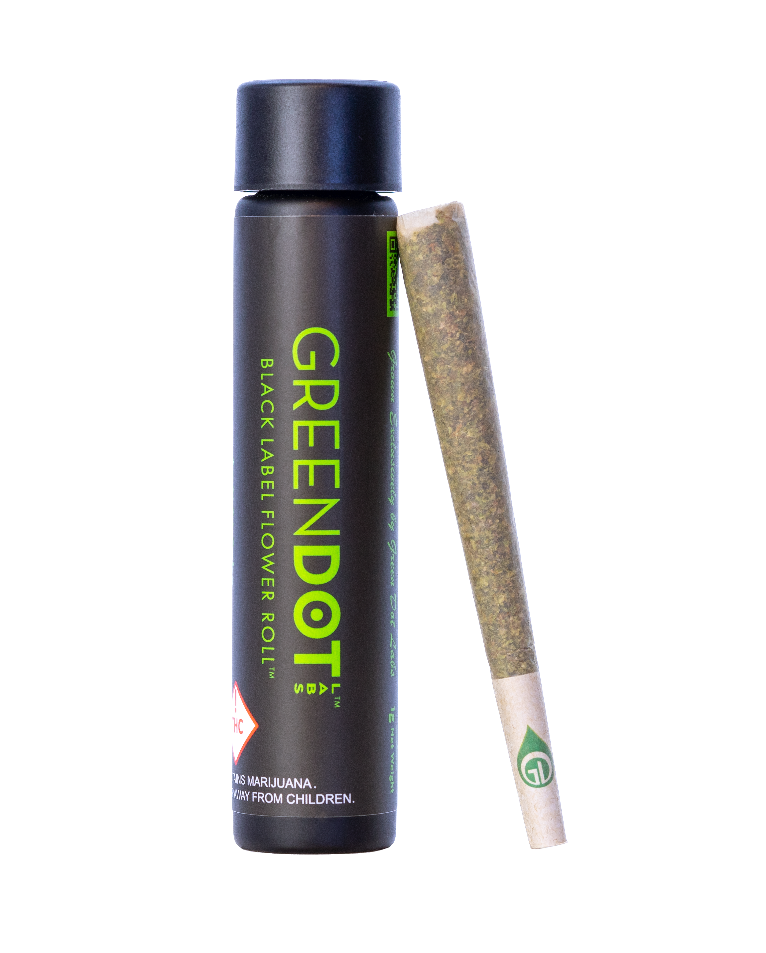 Green Dot Black Label Flower Preroll 1g Final Boss