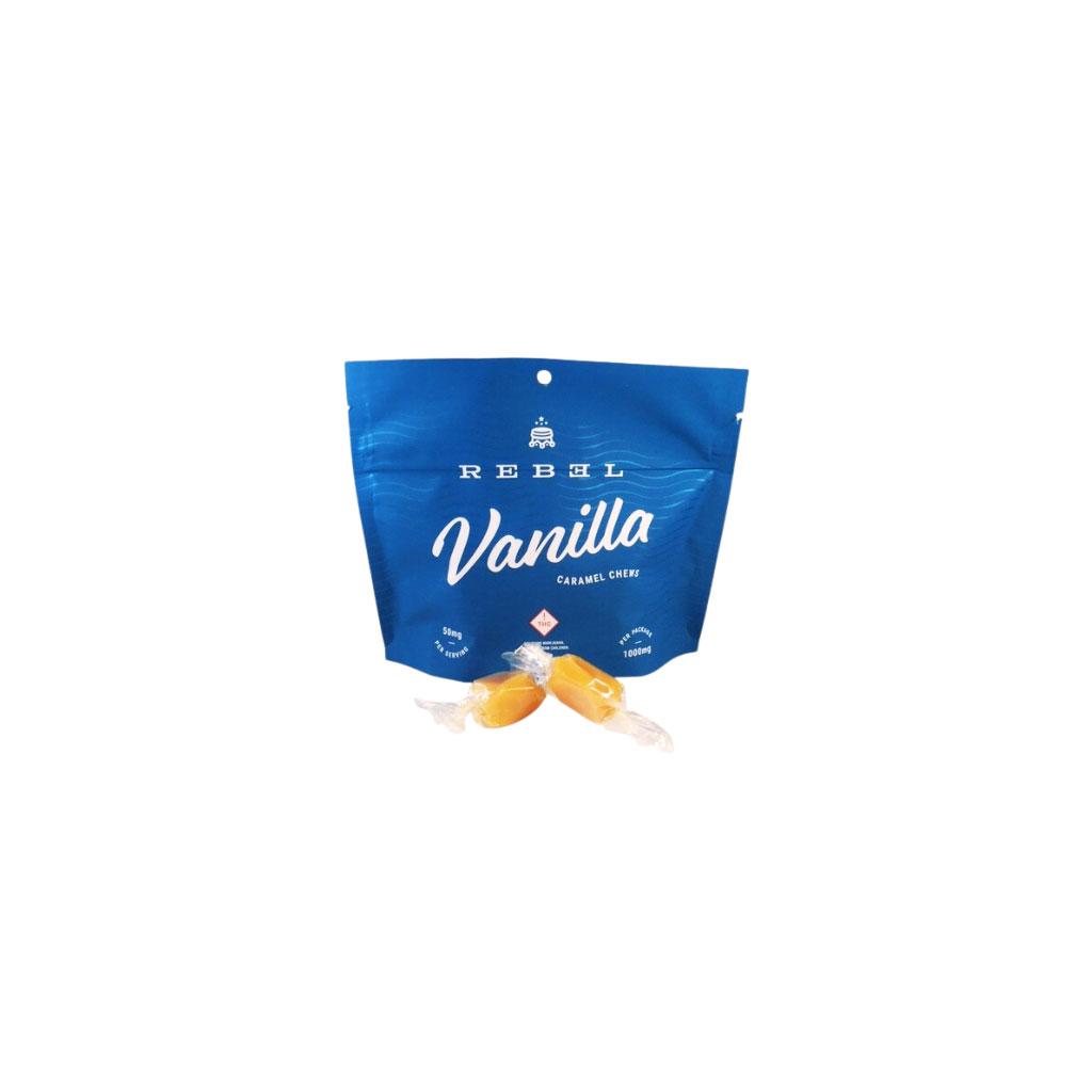 Rebel Edibles | Vanilla Caramels 1000mg