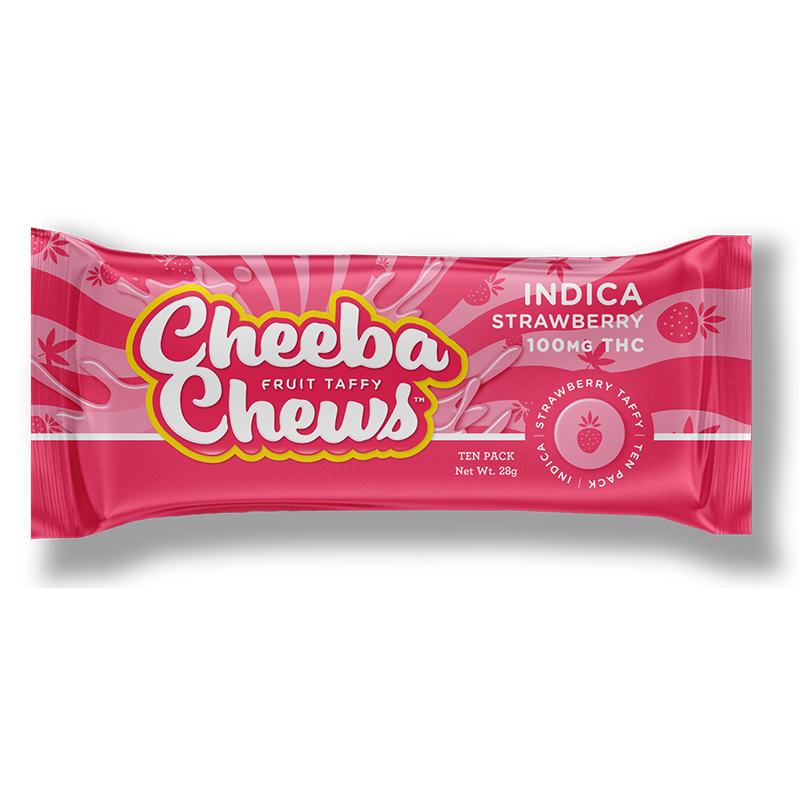 Cheeba Chew Strawberry Indica 100mg