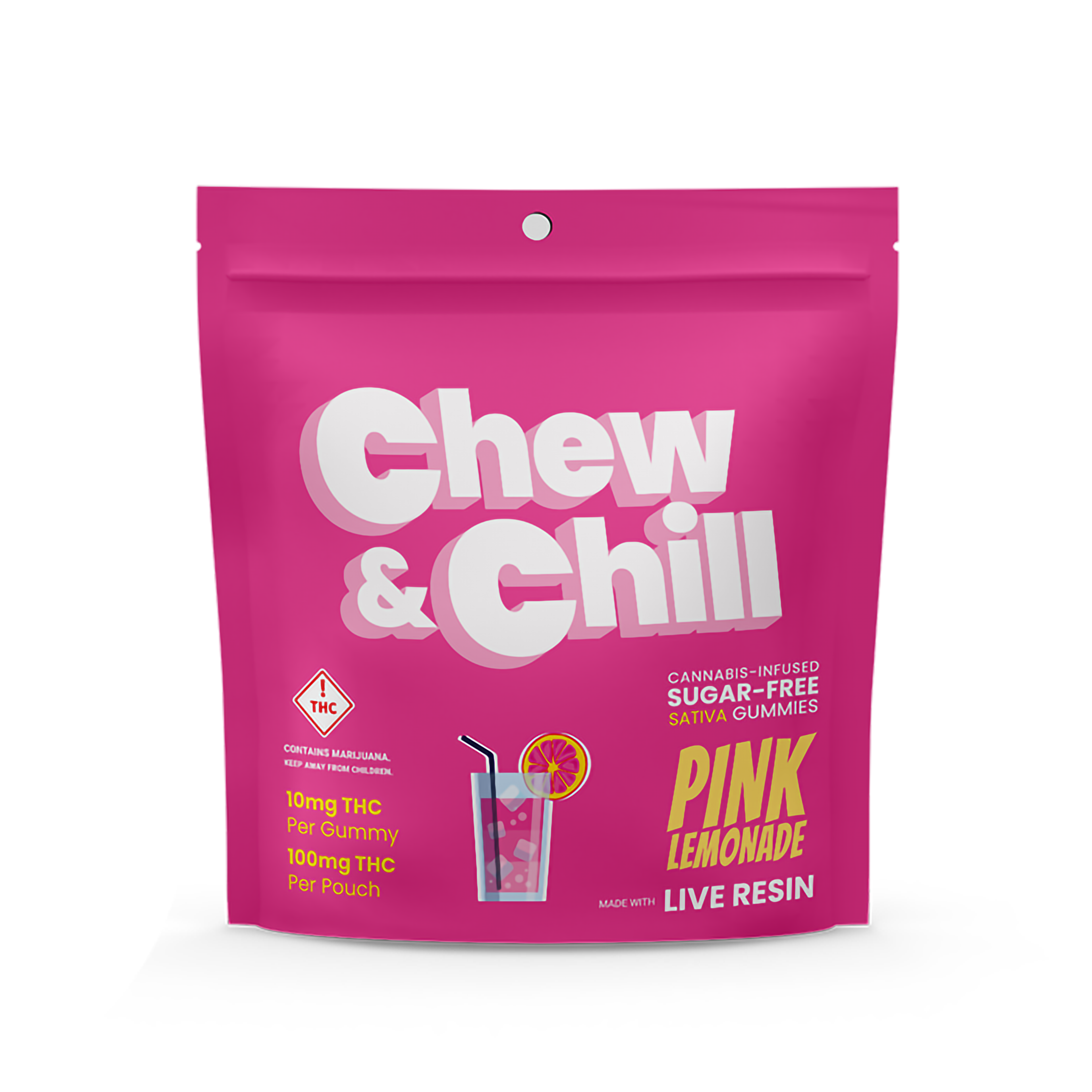 Chew & Chill Pink Lemonade Gummy Sativa 100mg