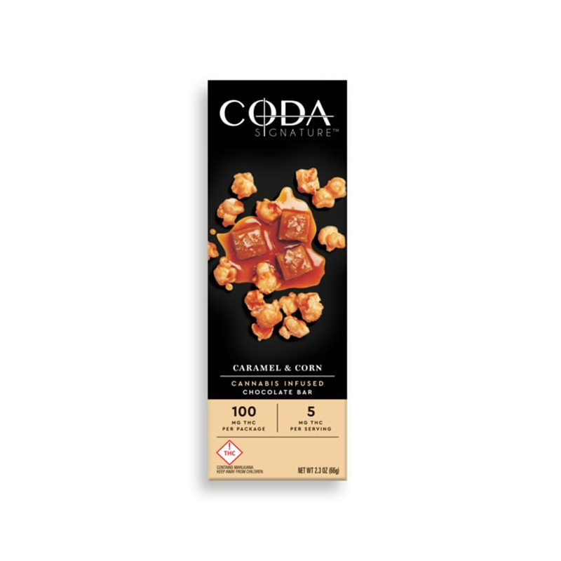 Coda Coda Caramel And Corn Bar 100mg