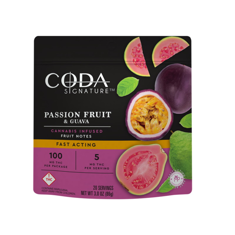 Coda Fast Acting Passion Fruit & Guava Notes 100mg