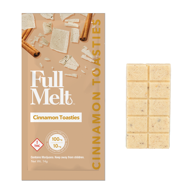 Full Melt Cinnamon Toast Bar Thc 100mg