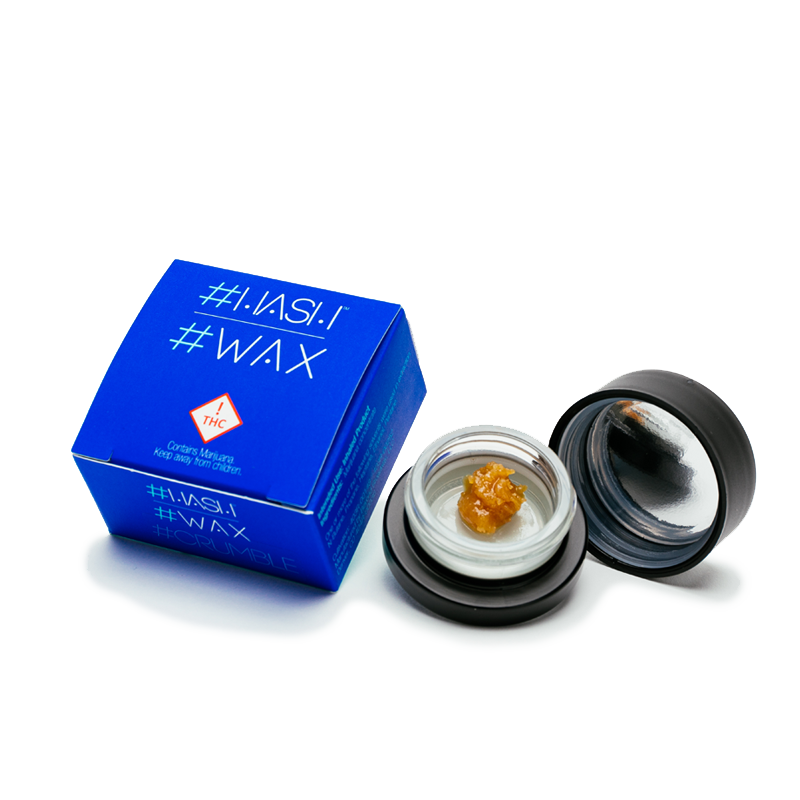 Hash Wax Cannabis Concentrate Product and Packaging