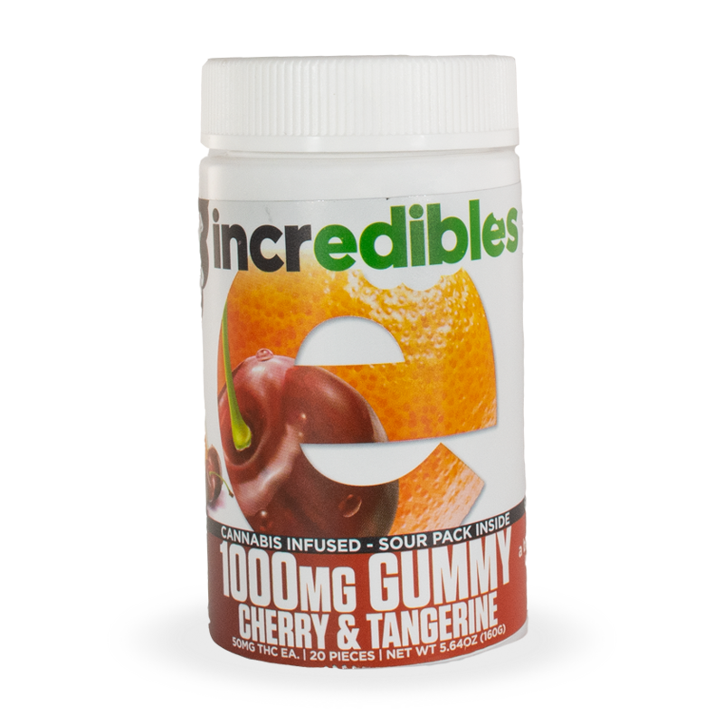 Incredibles Indica Gummy 1000mg