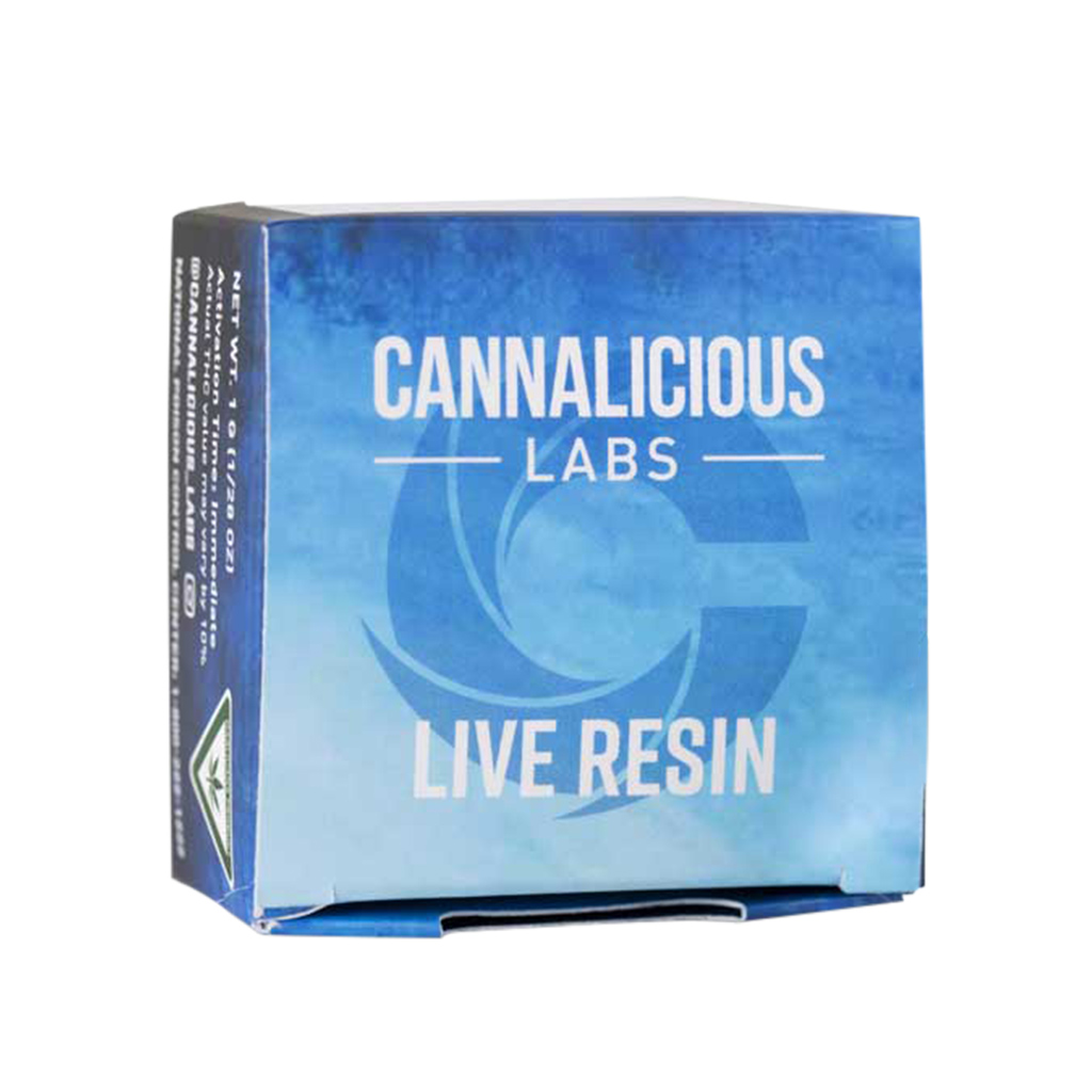 Cannalicious Labs Live Resin 1g Concentrate Packaging