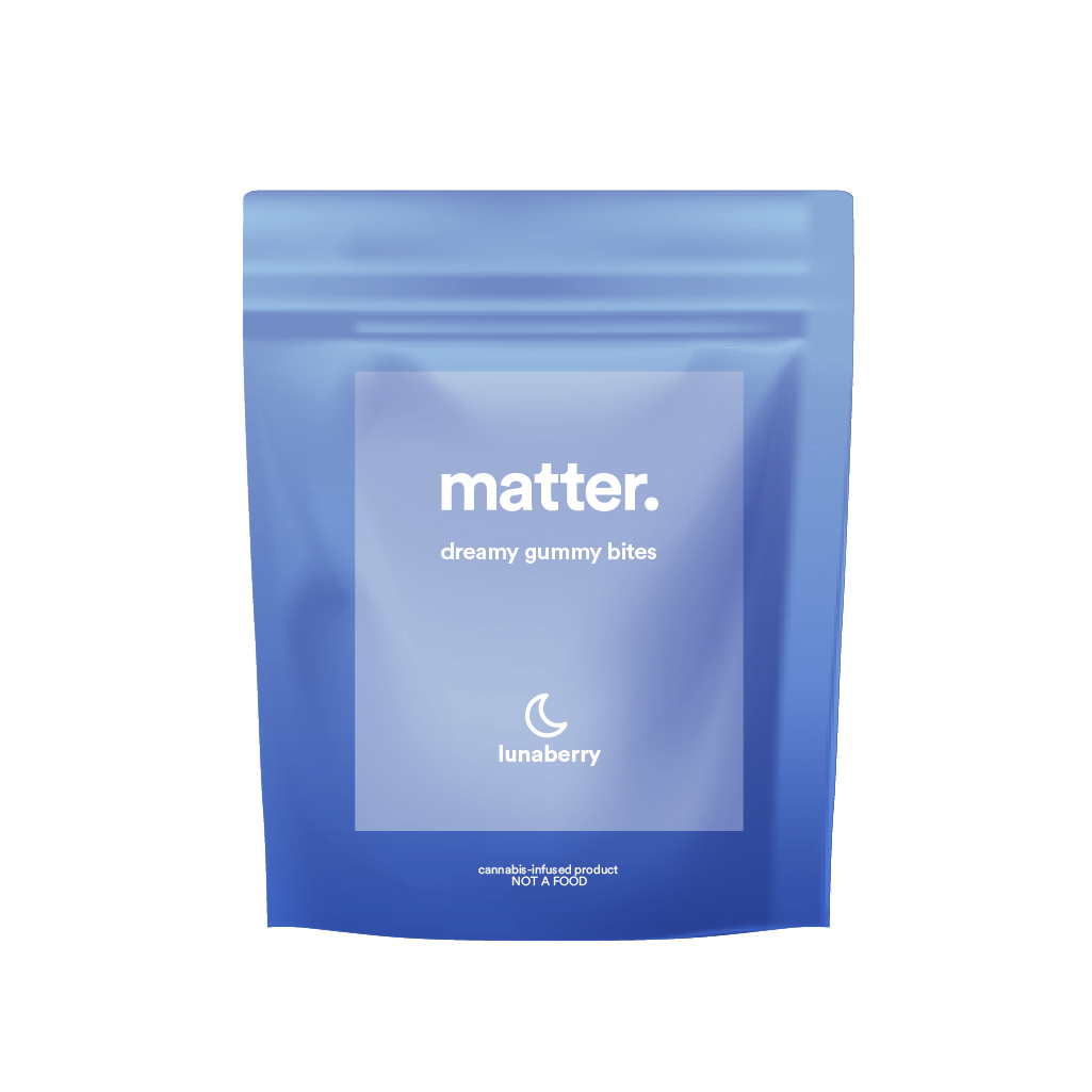 matter. lunaberry gummy bites packaging