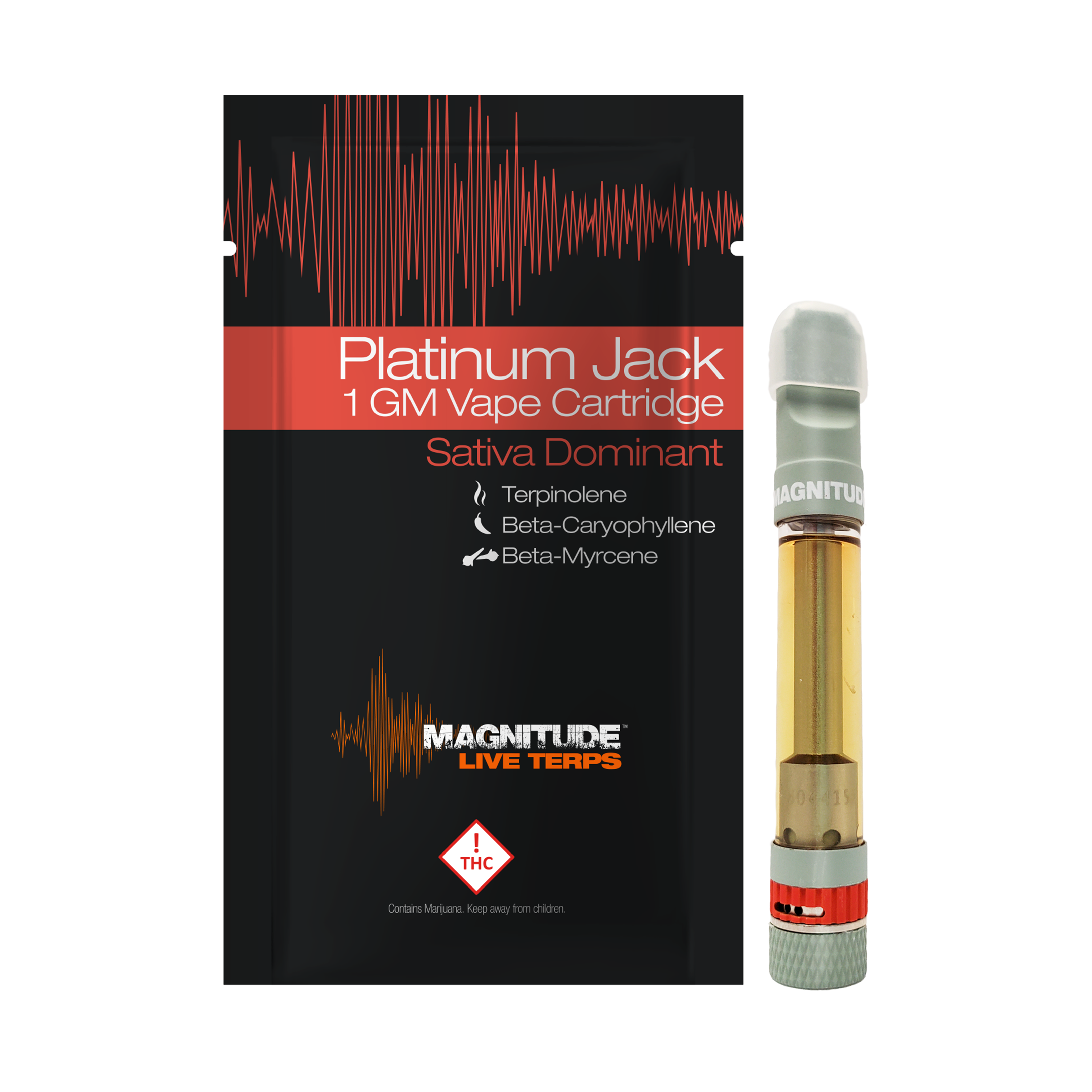Magnitude Sativa Platinum Jack Live Terp Cart 1g