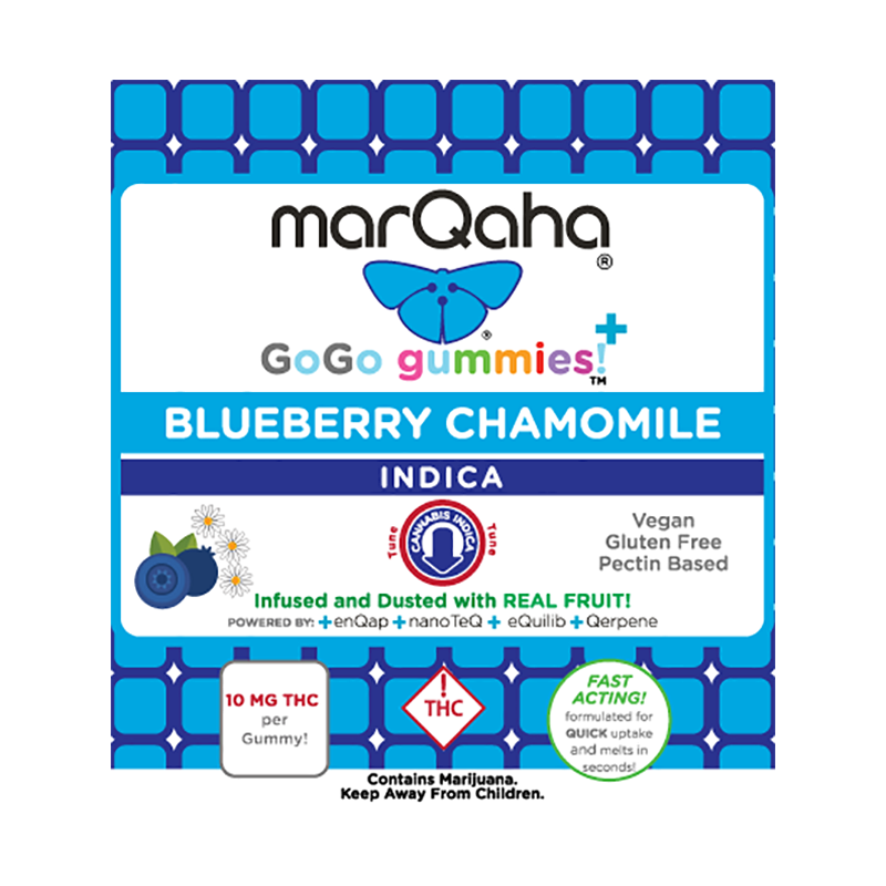 Marqaha Gummy Blueberry Chamomile 100mg