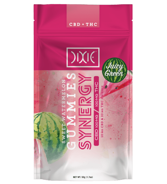 Dixie Gummies Synergy Watermelon 100mg
