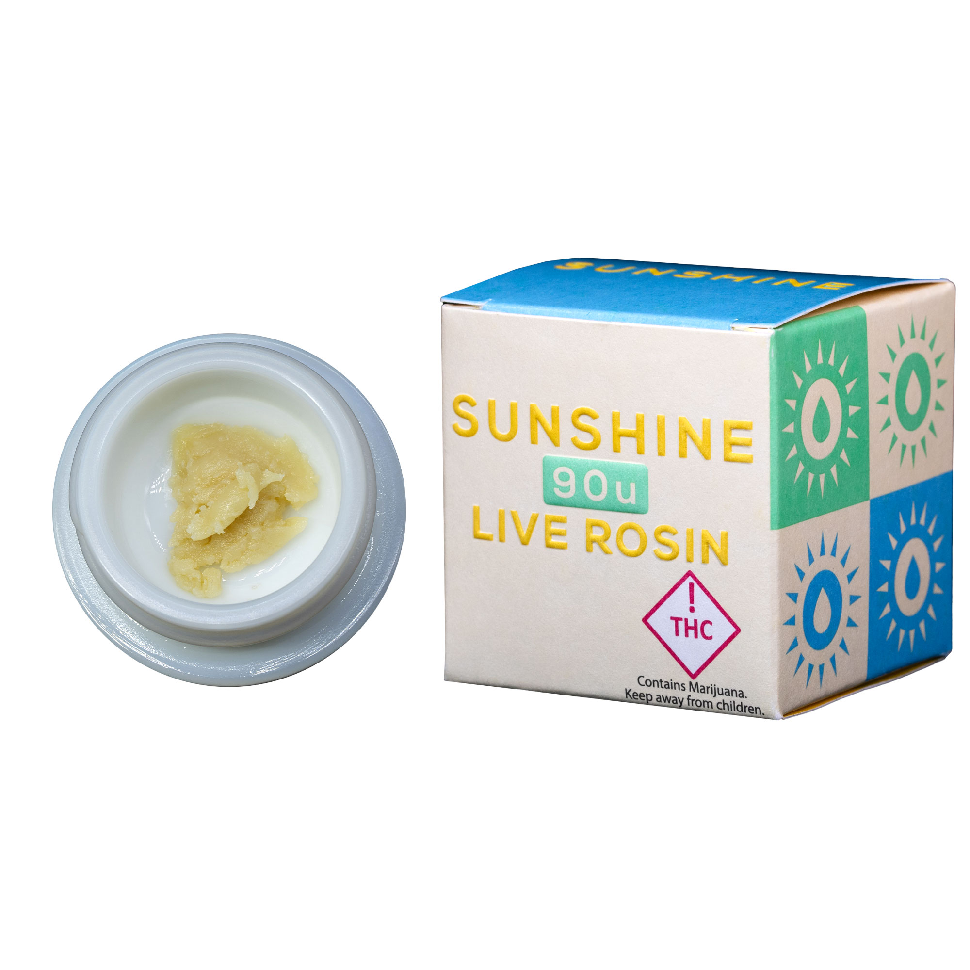 Sunshine 90u Live Rosin Sativa 1g