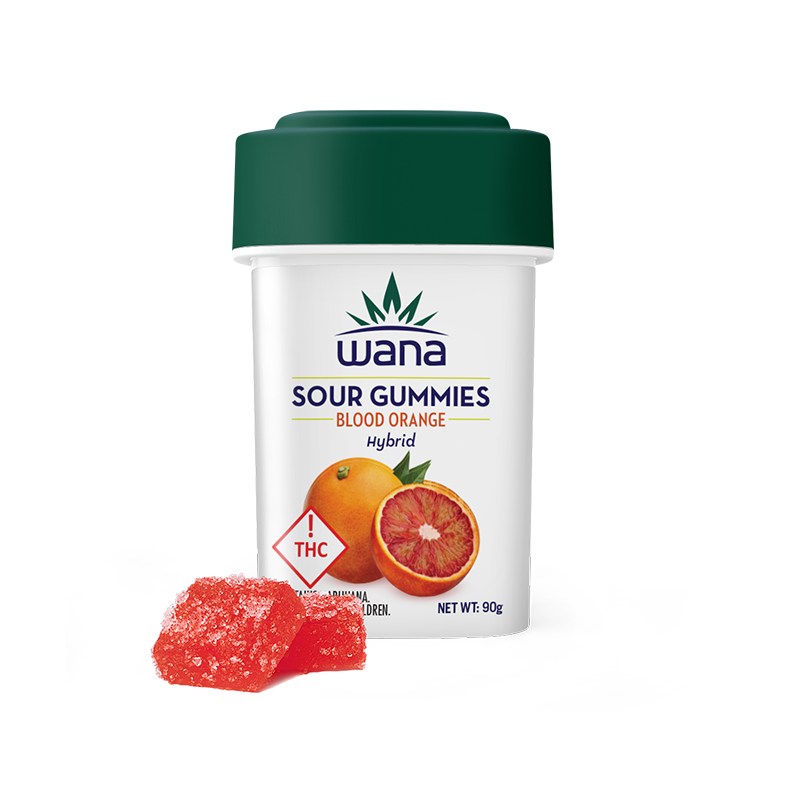 Wana Blood Orange Gummies Hybrid 1000mg