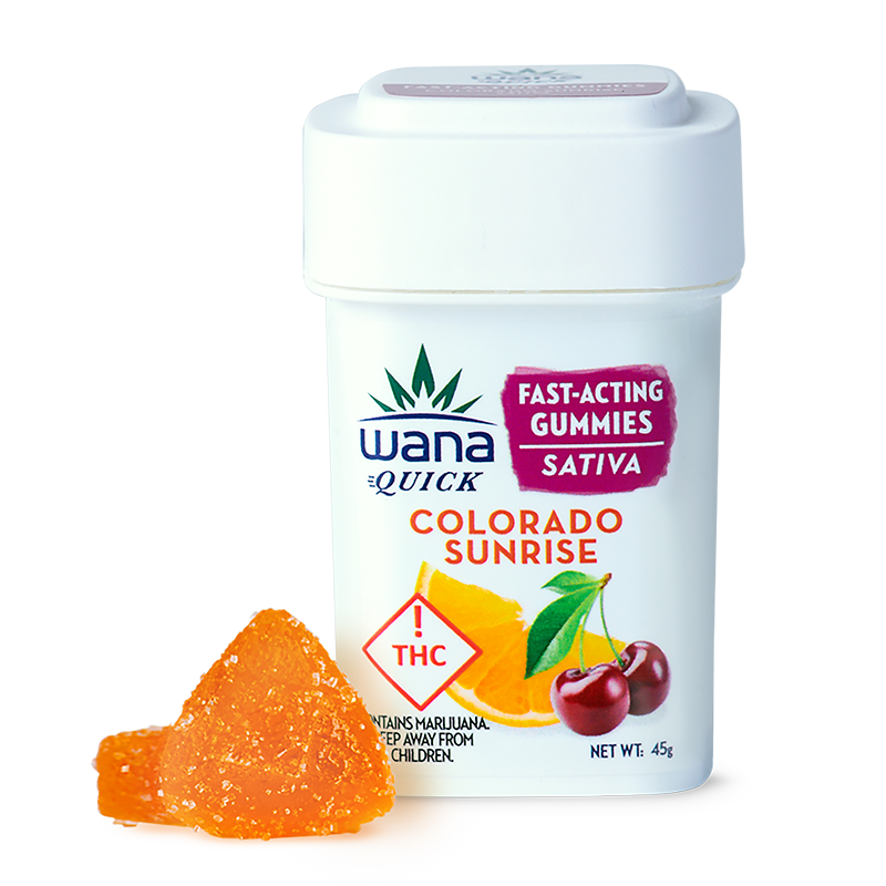 Wana Quick Gummies Colorado Sunrise Sativa 100mg